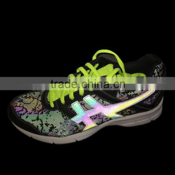 New Reflective Shoes material ,Dongguan Reflective material