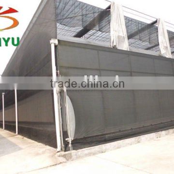 Greenhouse with 75% kniting shade netting