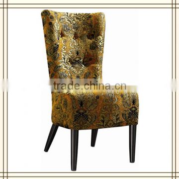 single fabric high back cafe chairs (A003)