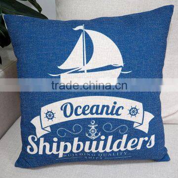 Home Decorative Throw Pillow Covers Custom Photo Printed Nautical Patterns Cushion photo-3