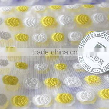 Colorful Jacquard Swiss Voile Lace for Fashion Dress Tulle Organza Special Styles Designed photo-2