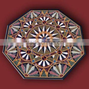 Marble Inlay Flooring , Marble Medallion , Stone Mosaic Medallion