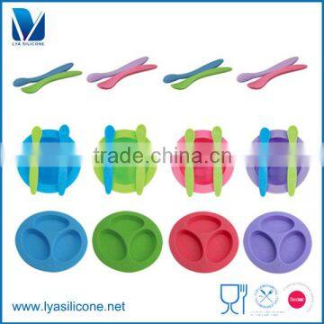 100% Food Grade Silicone Baby Bowl Set Microwave Oven Bowl Set