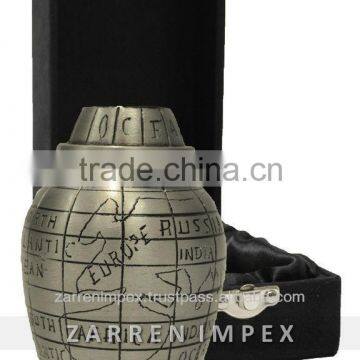 Globe Pewter 3" Brass Keepsake Urn