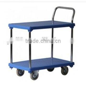 Plastic Platform Trolley With Impact Resistant Deck PP Series 200KGS Capacity