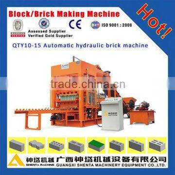 Morocco QTY10-15 brick block making machine china fair