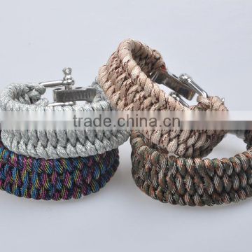 550 paracord bracelet with metal buckle, paracord bracelet supplies