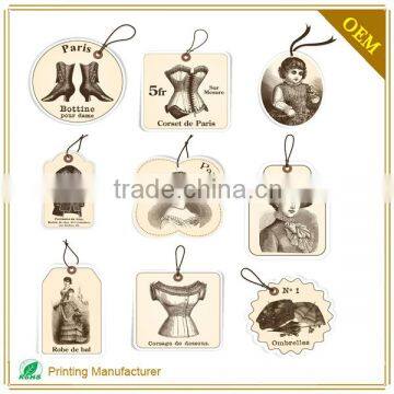 High Quality Wholesale Paper Hang Tags For Clothes