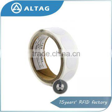 HF round white small rfid tags