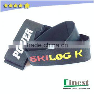 Durable Custom Logo printed Rubber Ski Strap