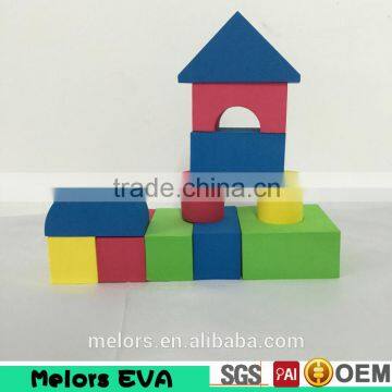 Melors eva alphabet building block toys EVA colourful building block toy for kids ,Colourful dura foam blocks