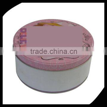Round Lovely Gift Tin Box, Round Gift Tin Box/empty Gift Tin Boxes