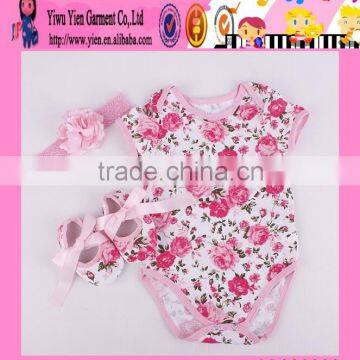 Baby Boutique Summer Infant Clothes Sets Cotton Short Sleeve Summer Infant Clothes Sets