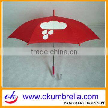 China high quality solid color straight childrens umbrella