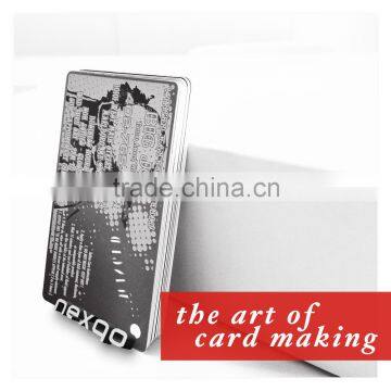 Stainless Steel Laser Engraving Cheap Stainless Metal Business Card photo-6
