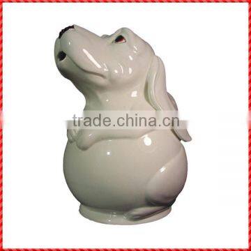 2014 New Elegant Simple Dog Custom Ceramic Water Jug