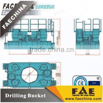 thrust jack deep soil foundation machine casing rotator for foundation