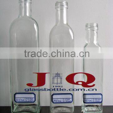 250~750ml Clear Glass Oliver Oil Bottles