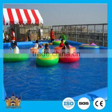 summer promotion inflatable used water bumper boats battery operated bumper boat kiddie rides