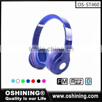 Top sale Super bass comfortable wireless stero bluetooth headphones for tv (OS-ST460)