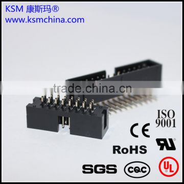 Box Header 2.54mm R/A black 10~40pin