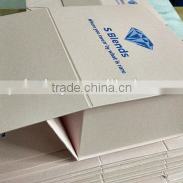 foldable paper packaging boxes/ flat folding cardboard gift box/ collapsible magnetic box