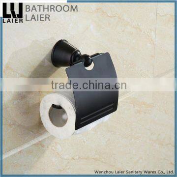 Contemporary Luxury Bathroom Design Covered Zinc Alloy ORB Bathroom Accessories Wall Mounted Toilet Paper Holder