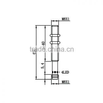 M8 Plug Series Flush Standard Inductive Proximity Sensor photo-2