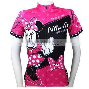 China wholesale cartoon cycling clothing women