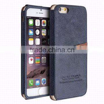 QIALINO Dropshipping Q Card Case, Full Grain Genuine For IPhone 6s Plus Leather Case photo-5