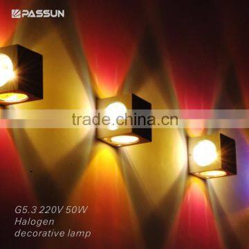 modern halogen decorative wall light