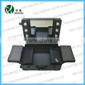 lighting makeup case with stand cosmetic case with light