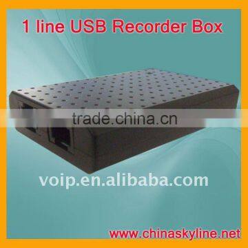 1 line recorder recording box inbound number, exhale number