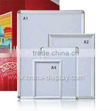 White colorl powder coated aluminum picture photo frames clip board