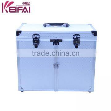 Wholesale Large Silvery Aluminium Makeup Case Professional