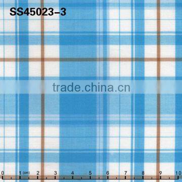 100% Cotton Spring/Summer Shirting & Dress Fabric, Cotton Colorful Check/Plaid Fabric photo-3