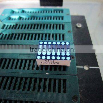 0.7" 5x7 round dot white color high quality dot matrix LED display