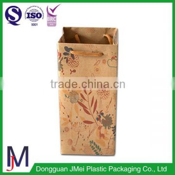 China hot selling Biodegradable foldable paper shopping bag on Alibaba/paper material smart shopping paper bag