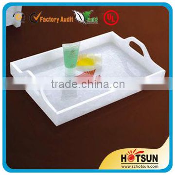 High quality acrylic serving trays wholesale for hotel