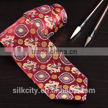 Personal Custom Print & Woven 100% Silk Tie