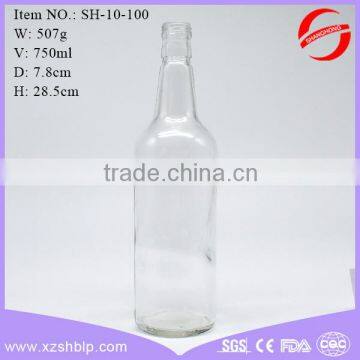 Custom Design 750ml Empty Whiskey Glass Bottle Factory photo-5