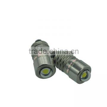 1W LED Upgrade Bulb; 2 Cells C or D Flashllight Replacement Bulb; E10 Base LED Bulb