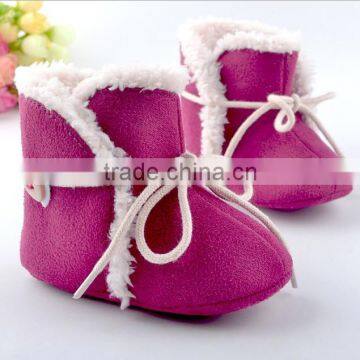 Half film base foreign trade winter paragraph purple baby warm shoes cotton boots