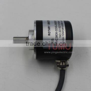 YUMO ISC3806 2500PPR 5V CNC System Solid Shaft Encoder Optical Price Incremental Rotary Encoder photo-2