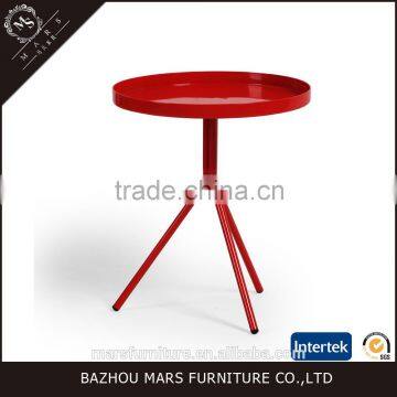 Colorful Metal Corner Table With Powder Coating Legs LCT-007