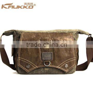 Stylish Mens Leather Messenger Bag Tablet Messenger Bag Men Long Strap Messenger Bag Canvas Sling Bag For Boys