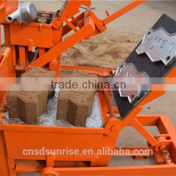 QMR2-40 clay interlocking pressed brick making machine