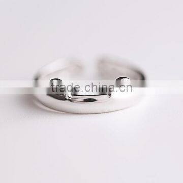 925 Sterling Silver Kawaii Cat Ears Ring Adjustable Ring Fashion Women Ring Jewelry Supplies 6260553