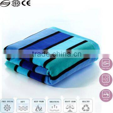 blue micro fiber towel for bathroom