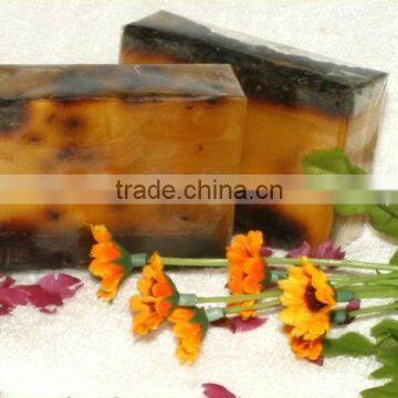 natural marigold soap bar